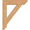 Ekena Millwork Traditional Slat Smooth Bracket w/ Offset Brace, Western Red Cedar, 7 1/2"W x 32"D x 38"H BKT0806X32X38TRA06SWR - alternate 3